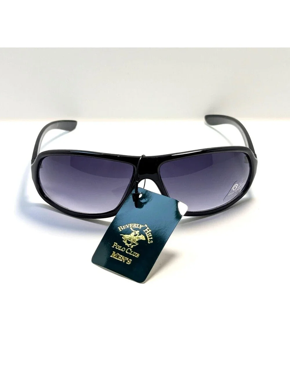 Beverly Hills Polo Club 18857 Personal Optics Black Sunglasses 100% UV Protect
